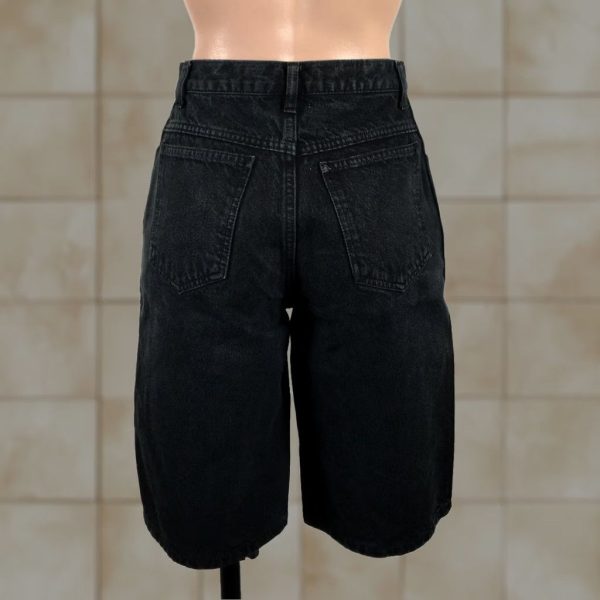 Vintage La Gear Shorts Women 5 Black Denim Mom High Waisted Y2K 90’s Logo, Women's (Size 27) at Grailed