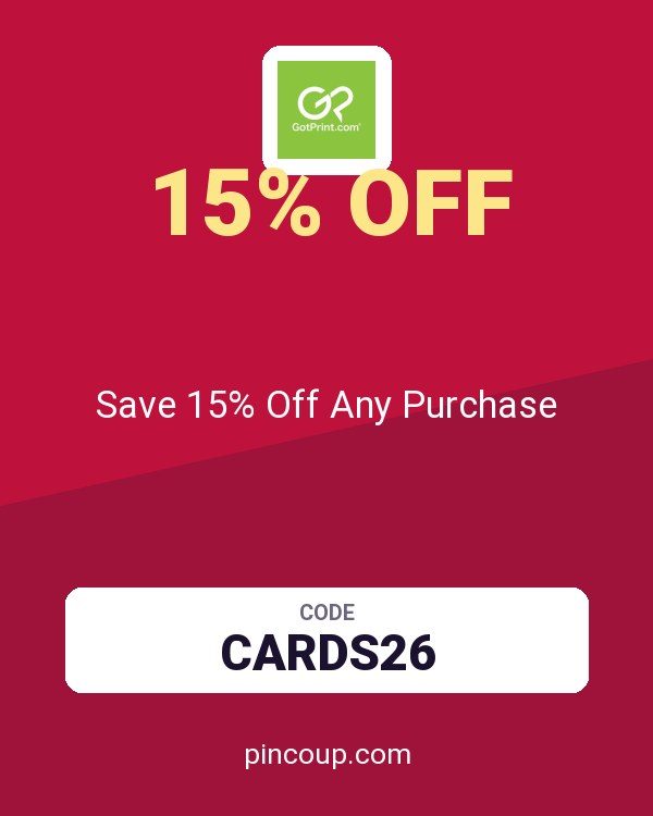 GotPrint coupon: Save 15% Off Any Purchase