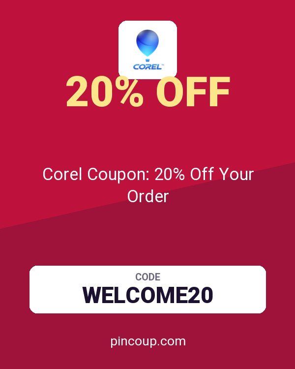 Corel, Roxio & Pinnacle | Multimedia Software: Corel Coupon: 20% Off Your Order