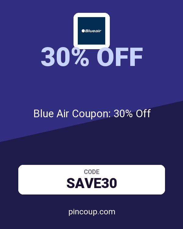 Blueair CA: Blue Air Coupon: 30% Off