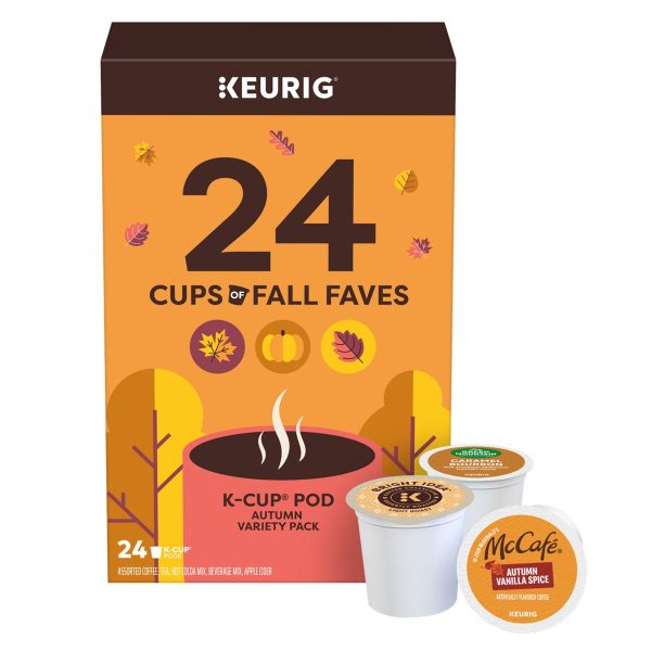 Keurig® Fall Faves Autumn Variety Pack K-Cup® Pods Box 24 Count Coffee