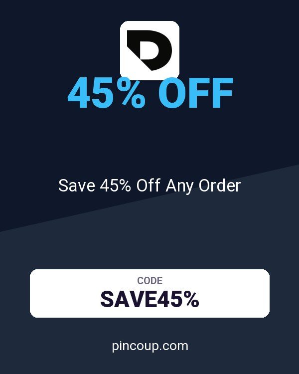 Drop coupon: Save 45% Off Any Order