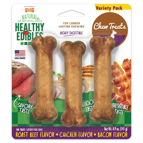 Nylabone Healthy Edibles Variety Pack, Small at PETCO Animal Supplies