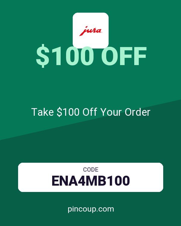 Jura Shop coupon: Take $100 Off Your Order