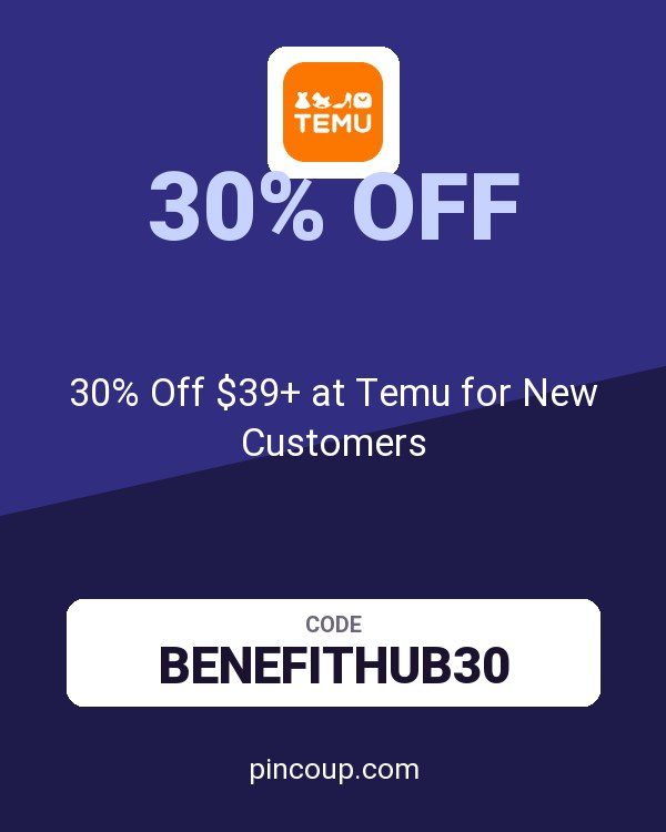 30% Off $39+ at Temu for New Customers