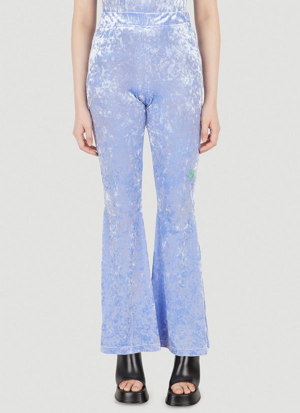 P.A.M Crystal Wings Boot Leg Flares - Woman Pants Lilac Xs at LN-CC