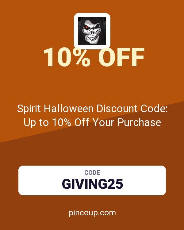 SpiritHalloween.com coupon: Spirit Halloween Discount Code: Up to 10% Off Your Purchase