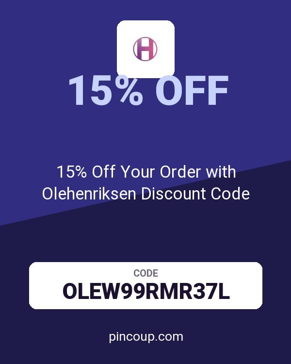 15% Off Your Order with Olehenriksen Discount Code
