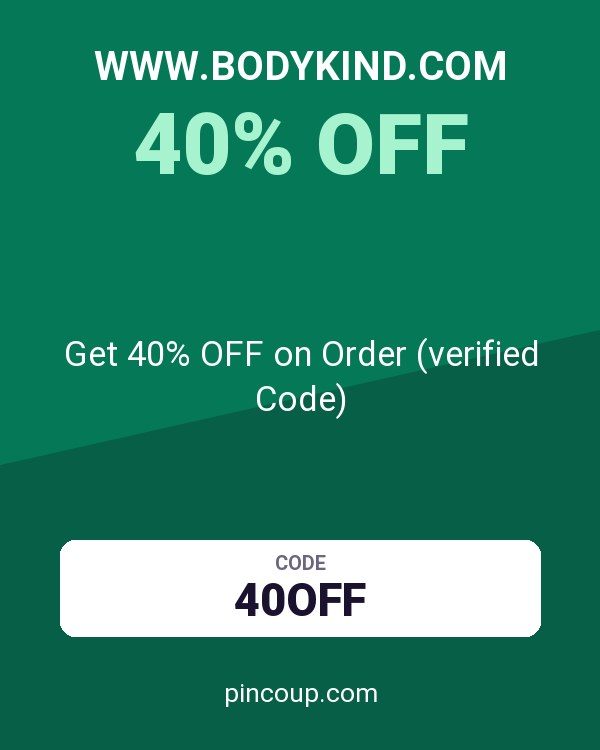 www.bodykind.com coupon: Get 40% OFF on Order (verified Code)