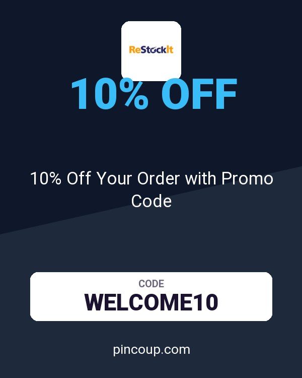 ReStockIt.com coupon: 10% Off Your Order with Promo Code