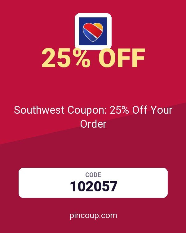 Southwest Airlines Rapid Rewards - Points.com: Southwest Coupon: 25% Off Your Order