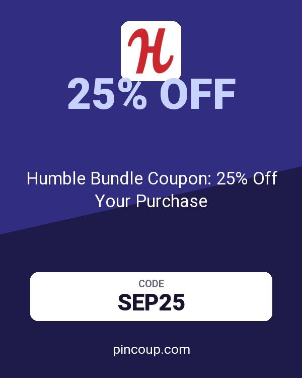 Humble Bundle Coupon: 25% Off Your Purchase