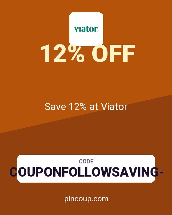 Save 12% at Viator