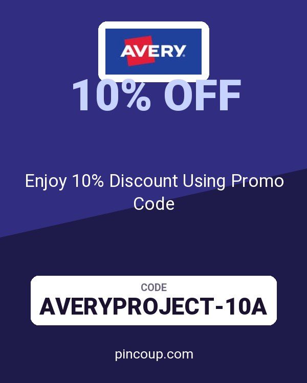 Avery coupon: Enjoy 10% Discount Using Promo Code