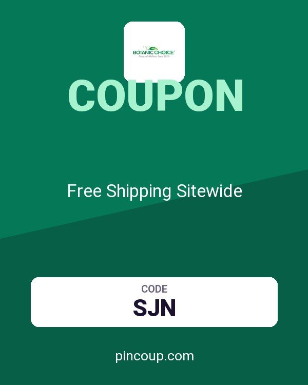 Botanic Choice coupon: Free Shipping Sitewide