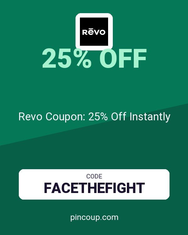 Revo Coupon: 25% Off Instantly