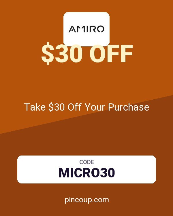 AMIRO coupon: Take $30 Off Your Purchase