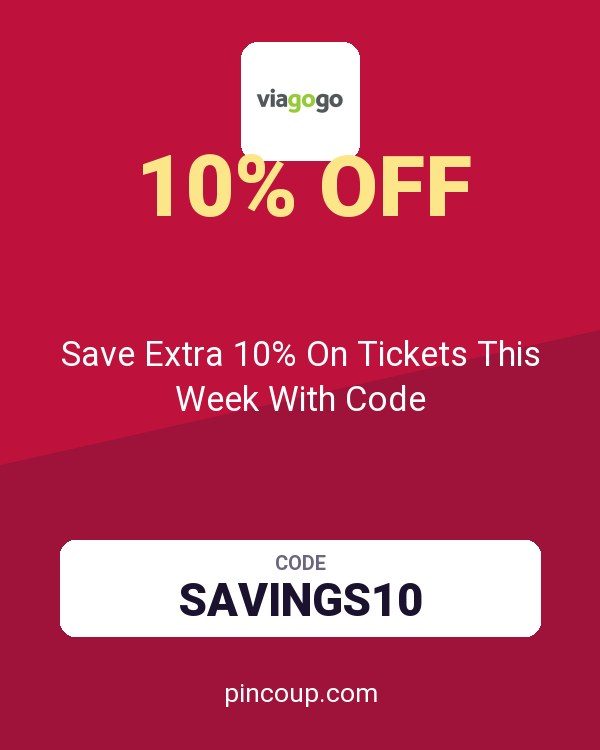 Viagogo coupon: Save Extra 10% On Tickets This Week With Code