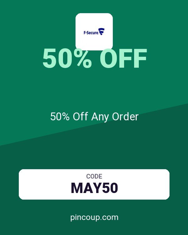 F-Secure | Internet Security & VPN coupon: 50% Off Any Order