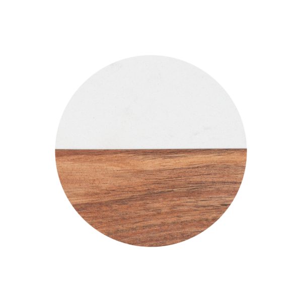 Marble and Wood Coasters (4pcs) at xTool