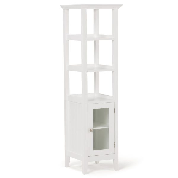 Acadian Tower Bath Cabinet at simpli-home