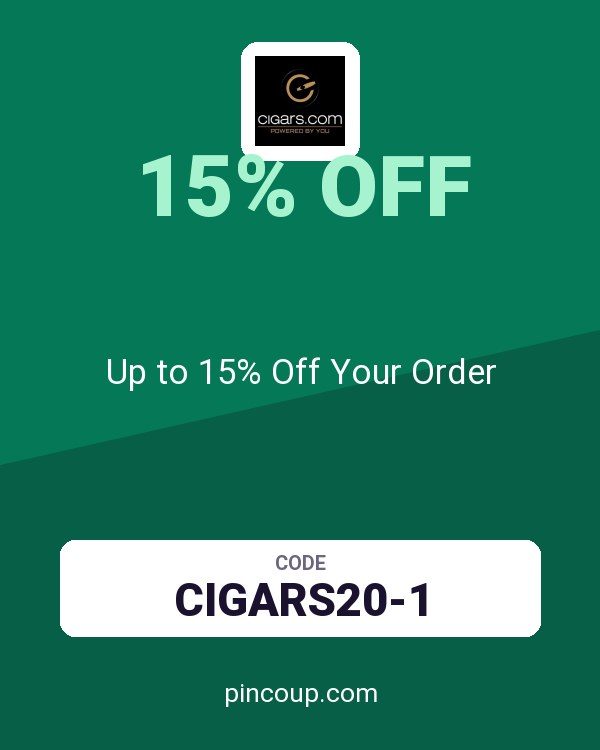 Cigars.com coupon: Up to 15% Off Your Order