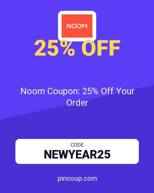 Noom Coupon: 25% Off Your Order