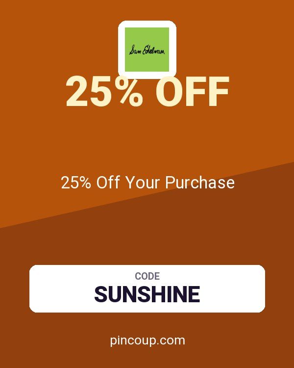 Sam Edelman coupon: 25% Off Your Purchase