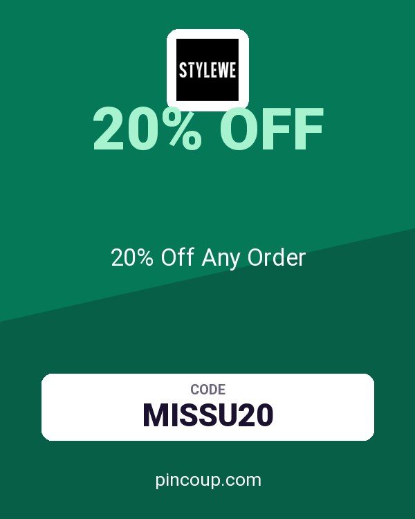 StyleWe coupon: 20% Off Any Order