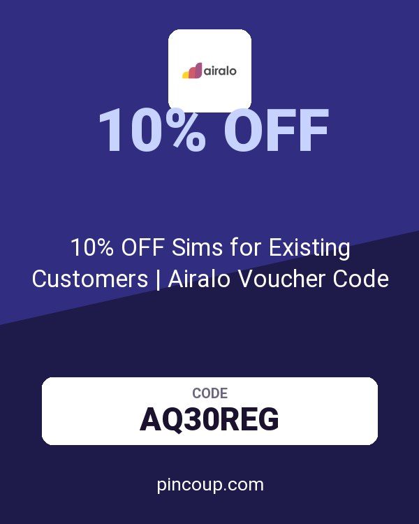10% OFF Sims for Existing Customers | Airalo Voucher Code