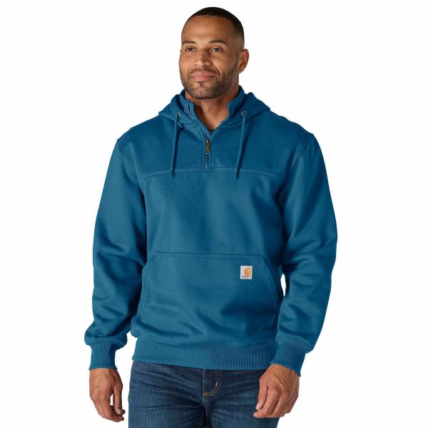 Carhartt Men's Paxton 14-Zip Sweatshirt | Blue | XL