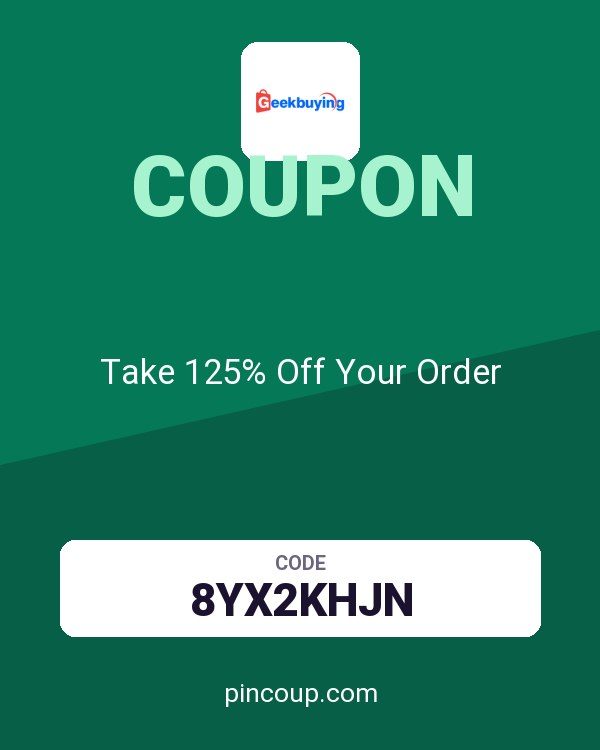 GeekBuying coupon: Take 125% Off Your Order