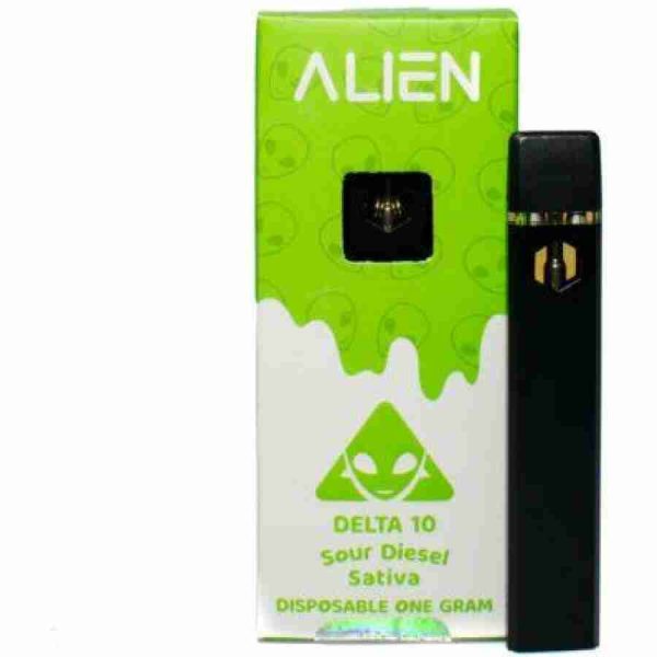 Alien Sour Diesel 1g Delta 10 Disposable at D8 Super Store