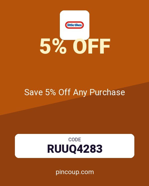 Little Tikes coupon: Save 5% Off Any Purchase