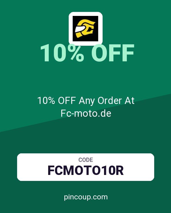 FC-Moto DK coupon: 10% OFF Any Order At Fc-moto.de