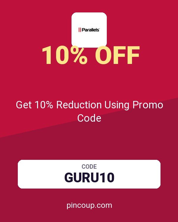 Parallels | Mac & Windows Virtualization coupon: Get 10% Reduction Using Promo Code