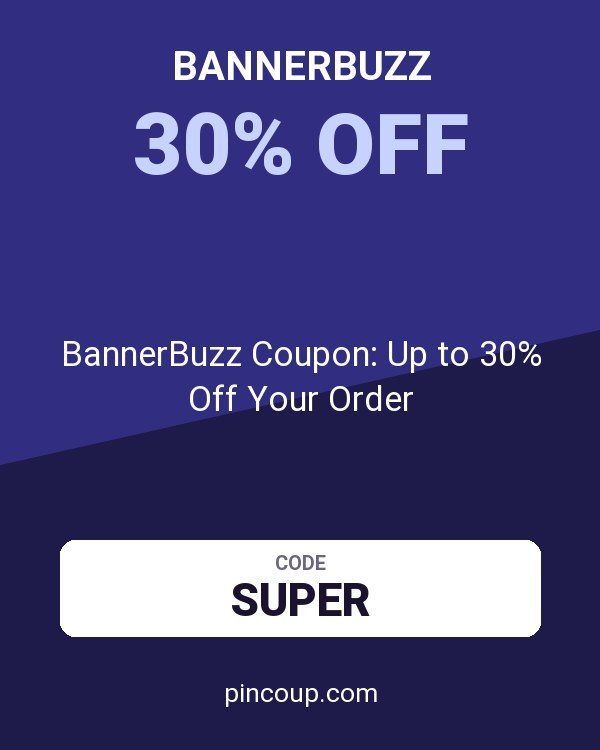 BannerBuzz Coupon: Up to 30% Off Your Order