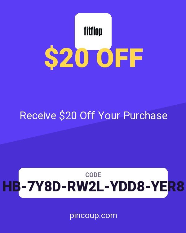 FitFlop coupon: Receive $20 Off Your Purchase