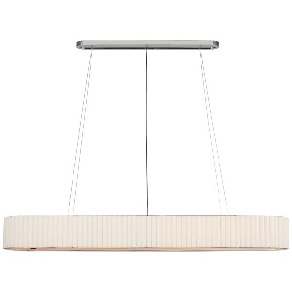 Visual Comfort Signature Collection Ian K. Fowler Palati 72 Inch 9 Light LED Linear Suspension Light Palati - IKF 5446PN-L - Transitional at 1-800Lighting