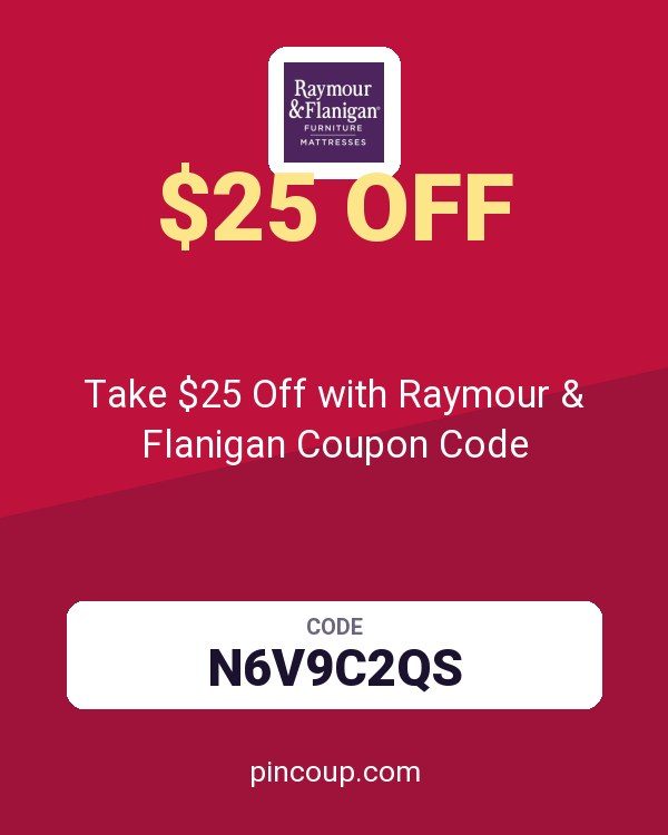 Take $25 Off with Raymour & Flanigan Coupon Code