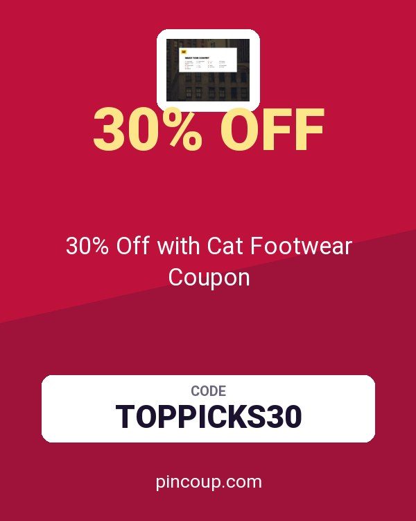 Wolverine World Wide, Inc.: 30% Off with Cat Footwear Coupon