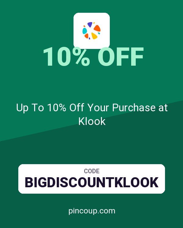 Up To 10% Off Your Purchase at Klook