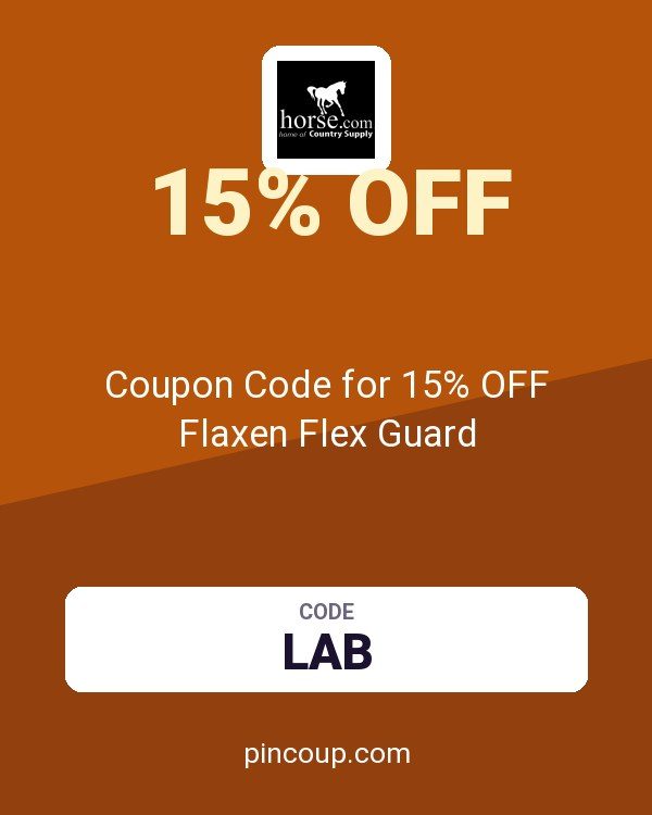 Horse.com: Coupon Code for 15% OFF Flaxen Flex Guard