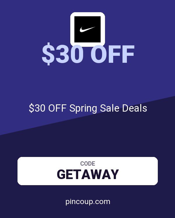 Nike coupon: $30 OFF Spring Sale Deals