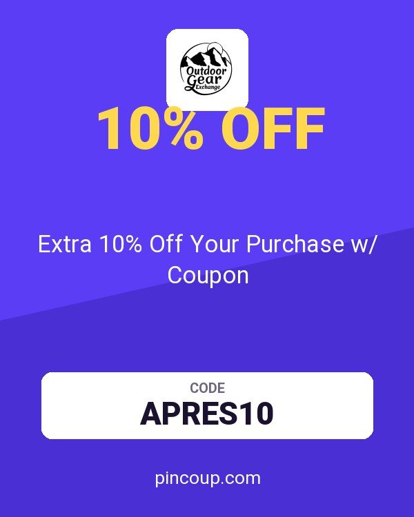 Outdoor Gear Exchange: Extra 10% Off Your Purchase w/ Coupon