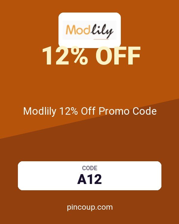 Modlily 12% Off Promo Code