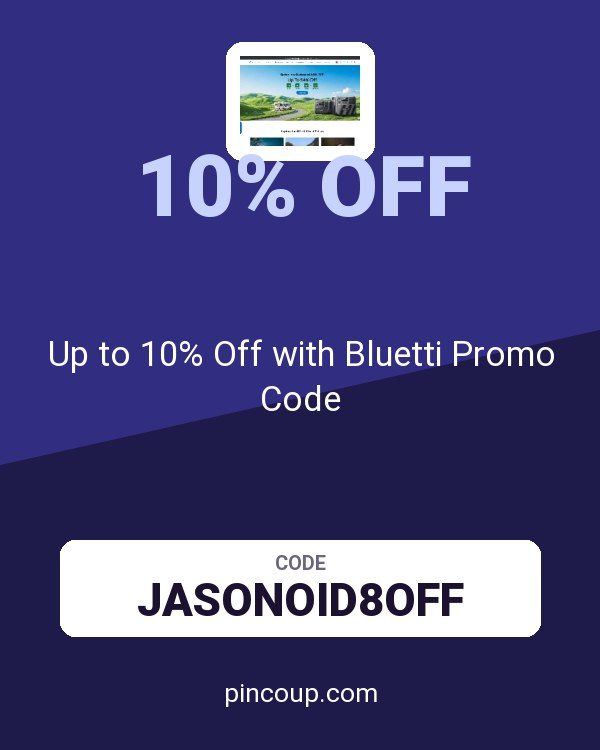 Up to 10% Off with Bluetti Promo Code