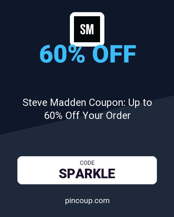Steve Madden Coupon: Up to 60% Off Your Order