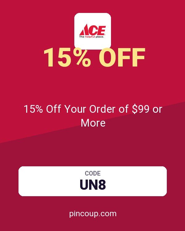 Ace Hardware coupon: 15% Off Your Order of $99 or More