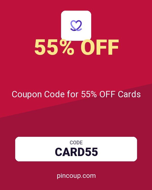 Mixbook: Coupon Code for 55% OFF Cards